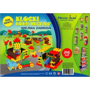 Klocki konstrukcyjne "Wiejska Zagroda" - pudło